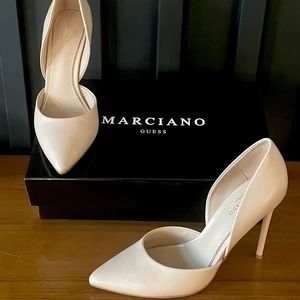 Marciano nude pumps. Size7.5. Worn only once!